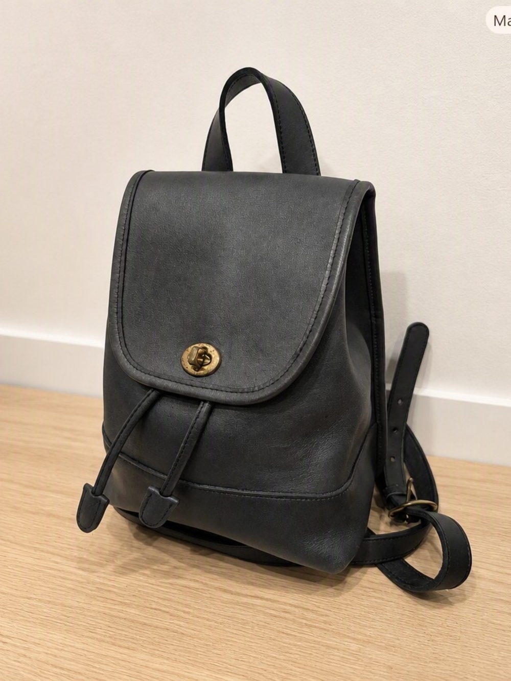 Vintage Coach Mini Daypack Backpack (Style 9960) - Made in USA (1995)